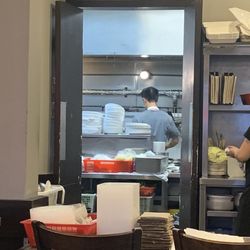 Sound of fire and sizzling wok!