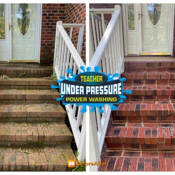 Teacher Under Pressure - Let us find the true color of your steps again! - Pressure Washers Near Me - Apex, North Carolina Teacher Under Pressure - Let us find the true color of your steps again! - Pressure Washers Near Me - Apex, North Carolina