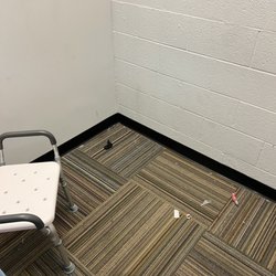 TruFit Athletic Clubs - Lebanon Pike - Changing area. Zoom in. It's gross.
