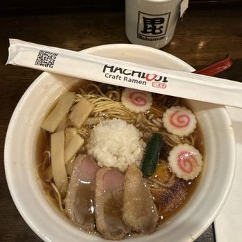 Hachioji Craft Ramen - Hachioji Shoyu Duck Ramen (Signature Dish) - Ramen Near Me - Los Angeles, California Hachioji Craft Ramen - Hachioji Shoyu Duck Ramen (Signature Dish) - Ramen Near Me - Los Angeles, California