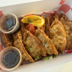 Waffle & Bubble - Dumplings. 4 stars. Insta/Beli: @amei_eats