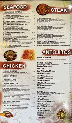Menu photo 2 King & Queen Cantina Alabaster, AL