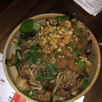 Little Donkey - Phat Lao (pork, rice noodles, Bok choy and peanuts) - Tapas/Small Plates Near Me - Cambridge, Massachusetts Little Donkey - Phat Lao (pork, rice noodles, Bok choy and peanuts) - Tapas/Small Plates Near Me - Cambridge, Massachusetts
