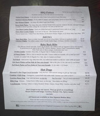 Menu photo 2 Pig Rig BBQ Southington, CT Menu photo 2 Pig Rig BBQ Southington, CT