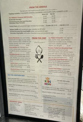 Menu photo 5 Miracle Mile Cafe San Rafael, CA Menu photo 5 Miracle Mile Cafe San Rafael, CA