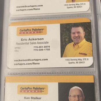CertaPro Painters - Reno - The Owner, Mary Wink, along with Eric and Ken's Contact Info ! - Painters Near Me - Sparks, Nevada
