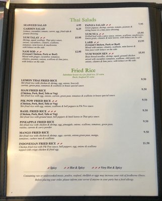 Menu photo 2 Lemon Thai Cuisine Manchester, NH Menu photo 2 Lemon Thai Cuisine Manchester, NH