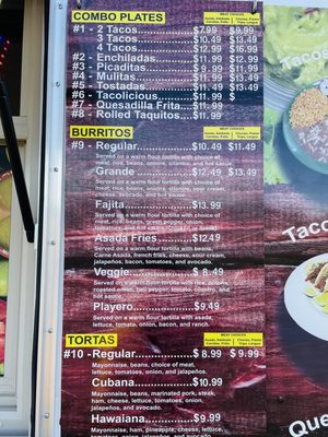 Menu photo 7 Acapulco Tacos Centralia, WA