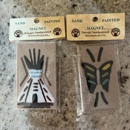Navajo sand painted magnet