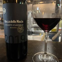 TradeWinds Italian Restaurant - Five year Sangiovese!! Perfect pairing