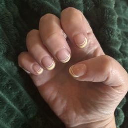 Gel mani. Tammy did my nails today and they were exactly what I asked for. So cute!!! I am obsessed
