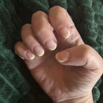Happy Feet Nails & Spa 3 - Gel mani. Tammy did my nails today and they were exactly what I asked for. So cute!!! I am obsessed - Nail Salons Near Me - Phoenix, Arizona