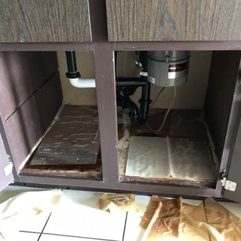 J&T Water Damage Services - Under kitchen sink - Damage Restoration Near Me - Tustin, California J&T Water Damage Services - Under kitchen sink - Damage Restoration Near Me - Tustin, California