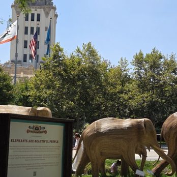 Beverly Gardens Park - Elephants  07-27-2025 - Parks Near Me - Beverly Hills, California