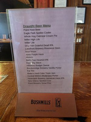 Menu photo 1 Beek's Joint West Bend, WI