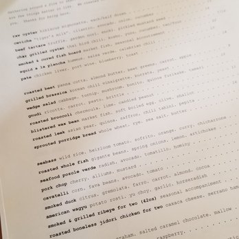 Campfire - Dinner menu - New American Near Me - Carlsbad, California Campfire - Dinner menu - New American Near Me - Carlsbad, California