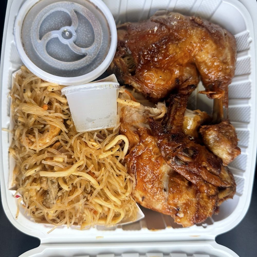 Savory Fried Chicken - Glazed (fried) chicken with pancit - Filipino Near Me - Elk Grove, California Savory Fried Chicken - Glazed (fried) chicken with pancit - Filipino Near Me - Elk Grove, California