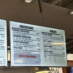 Philadelphia Steaks & Hoagies - Menu