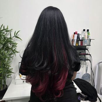 LYNA LOOKS STUDIO - Wash, haircut (I got my layers back), and blowout. - Hair Salons Near Me - Montebello, California