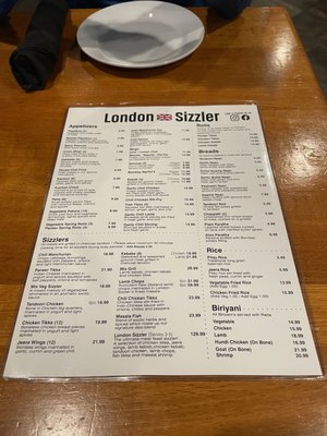 Menu photo 2 London Sizzler Houston, TX Menu photo 2 London Sizzler Houston, TX