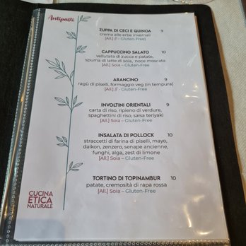 Amaranto Ristorante - Menu page 1 - Italian Near Me - Ravenna, RA