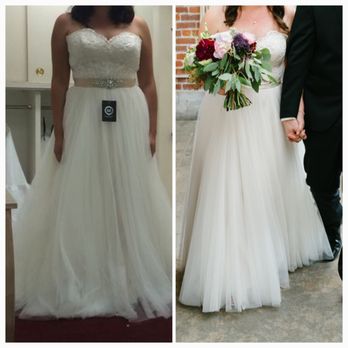 Old Country Tailor - Vera hemmed 6 layers of English tulle so it was the perfect length and changed the almond ribbon on the waist to an ivory satin ribbon - Sewing & Alterations Near Me - Sacramento, California Old Country Tailor - Vera hemmed 6 layers of English tulle so it was the perfect length and changed the almond ribbon on the waist to an ivory satin ribbon - Sewing & Alterations Near Me - Sacramento, California