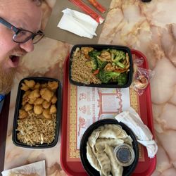 China King - Sweet And Sour Chicken, Chicken w/ Broccoli, Chicken Fried Rice, Egg Roll (chicken), Spring Roll (vegetable)