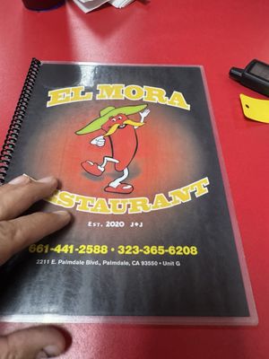 Menu photo 5 El Mora Restaurant Palmdale, CA