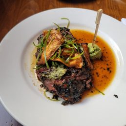 Nori Encrusted Sirloin with Ponzu