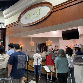 releaf - a group of people standing in line at a food court - Ice Cream & Frozen Yogurt Near Me - Arlington Heights, Illinois releaf - a group of people standing in line at a food court - Ice Cream & Frozen Yogurt Near Me - Arlington Heights, Illinois