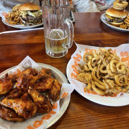 Daytona wings, Curly Fries Daytona wings, Curly Fries