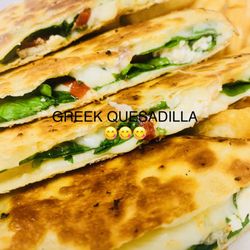Greek quesadilla