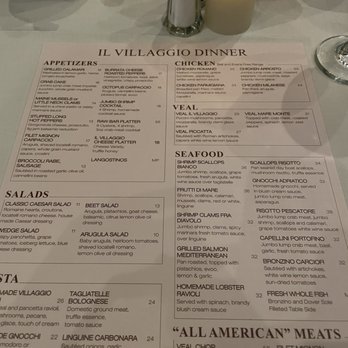 Il Villaggio - Menu - Italian Near Me - Cherry Hill, New Jersey Il Villaggio - Menu - Italian Near Me - Cherry Hill, New Jersey