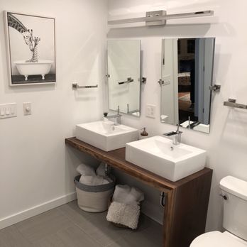 O's Decorating - Solid walnut countertop with side waterfall. Something different out if the ordinary. - Painters Near Me - Chicago, Illinois O's Decorating - Solid walnut countertop with side waterfall. Something different out if the ordinary. - Painters Near Me - Chicago, Illinois
