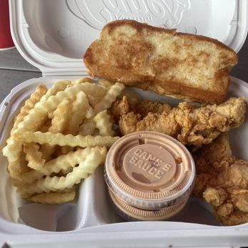 Raising Cane's Chicken Fingers - 3 fingers meal - Fast Food Near Me - Enfield, Connecticut Raising Cane's Chicken Fingers - 3 fingers meal - Fast Food Near Me - Enfield, Connecticut