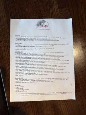 Menu photo 3 Pulpo Kitchen + Lounge St. Petersburg, FL