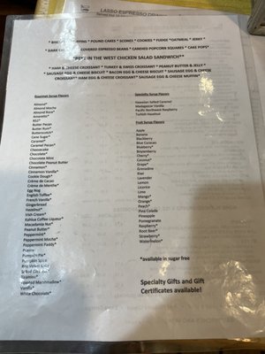 Menu photo 3 Lasso Espresso Gothenburg, NE