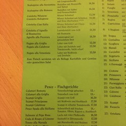 Pizzeria Ciao Italia - Meat and fish