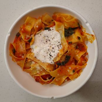 Flamingo Deck - Spicy Sausage Pappardelle - New American Near Me - San Diego, California Flamingo Deck - Spicy Sausage Pappardelle - New American Near Me - San Diego, California