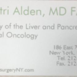 Dmitri Alden, MD - Business card