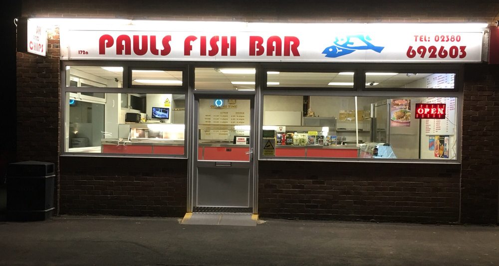PAULS FISH BAR Updated June 2024 172a Fair Oak Road, Eastleigh