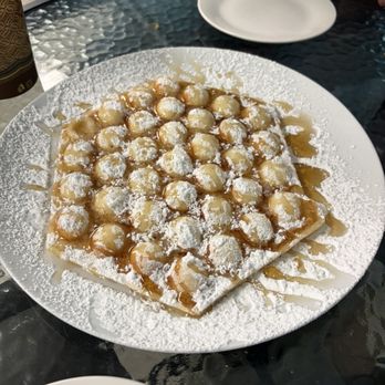 Sweet Corner Cafe - Bubble waffle wi the honey - Comfort Food Near Me - Aiea, Hawaii