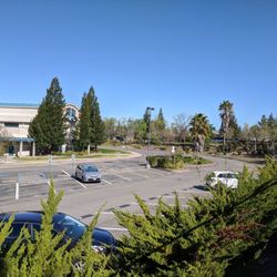 Folsom High School - Parking lot view from the east.