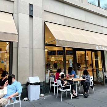 Rosetta Bakery - people sitting at tables outside - Bakeries Near Me - New York, New York