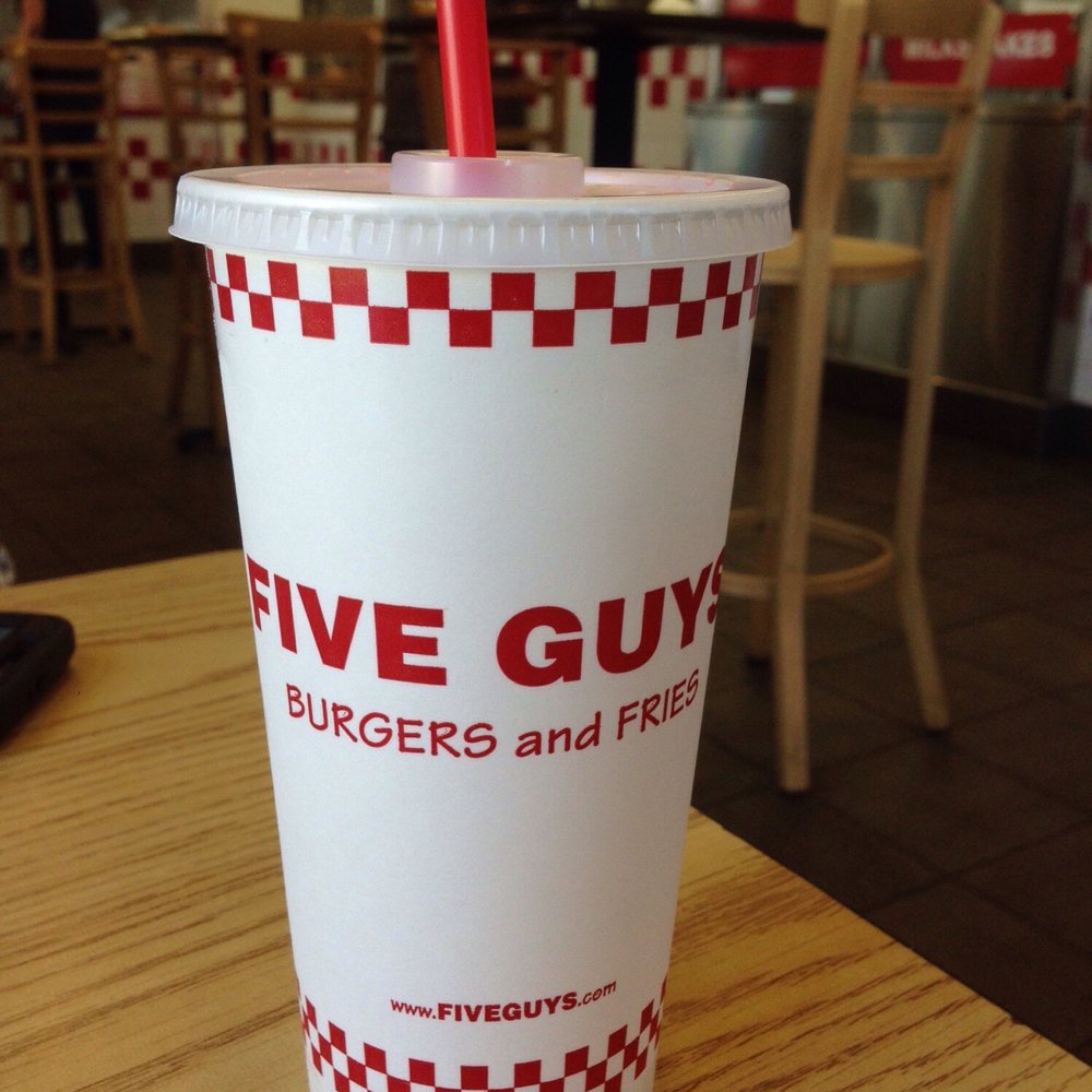 Five Guys - My strawberry lemonade - Burgers Near Me - Los Angeles, California Five Guys - My strawberry lemonade - Burgers Near Me - Los Angeles, California