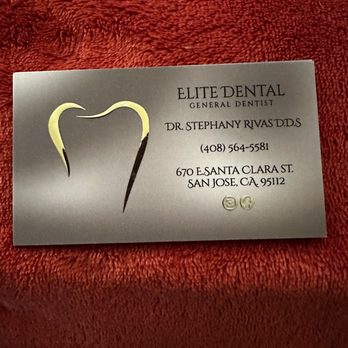 Elite Dental - Her new office and business card - General Dentistry Near Me - San Jose, California Elite Dental - Her new office and business card - General Dentistry Near Me - San Jose, California
