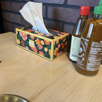 26 PHO BOBA Korean - Kleenex on table - Korean Near Me - Lexington, South Carolina