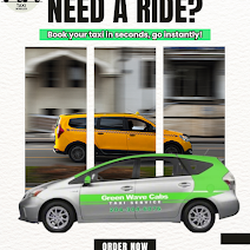 Green Wave Taxi - Green Wave Taxi. Taking you every where you go.