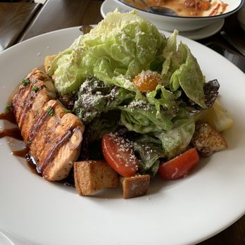 Mandarin Kitchen - Caesar salad with Salmon - Seafood Near Me - Santa Rosa, California
