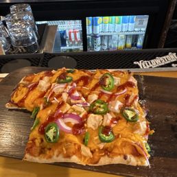 Buffalo chicken flatbread Buffalo chicken flatbread